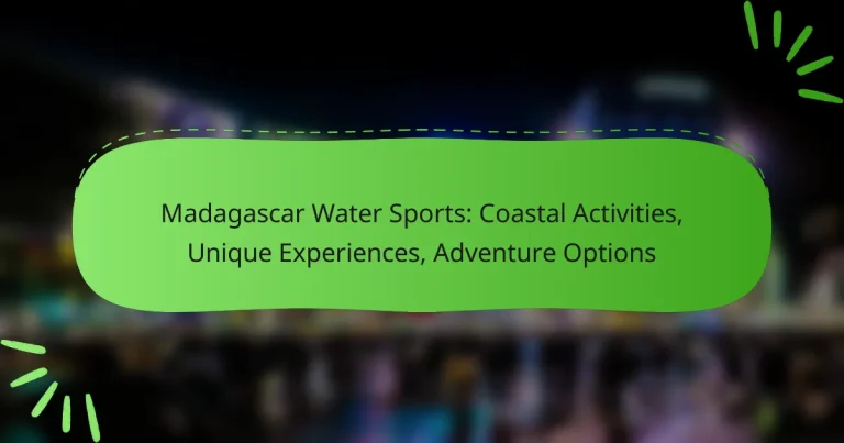 Madagascar Water Sports: Coastal Activities, Unique Experiences, Adventure Options